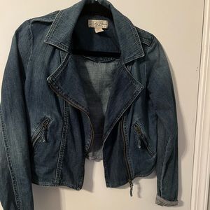 Lucky brand denim motto jacket